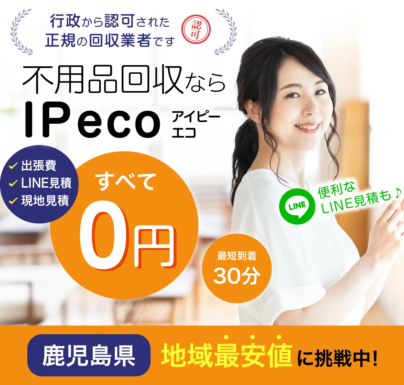 不用品回収ならIPeco