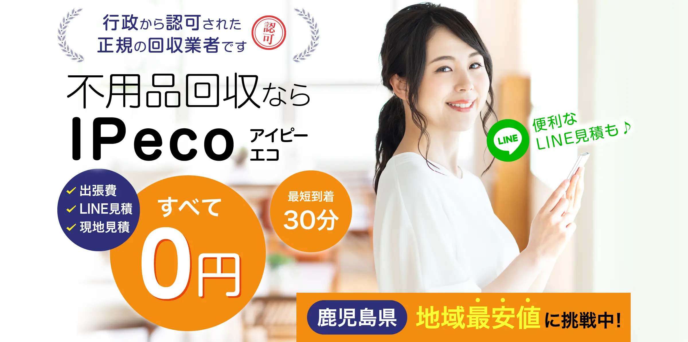 不用品回収ならIPeco